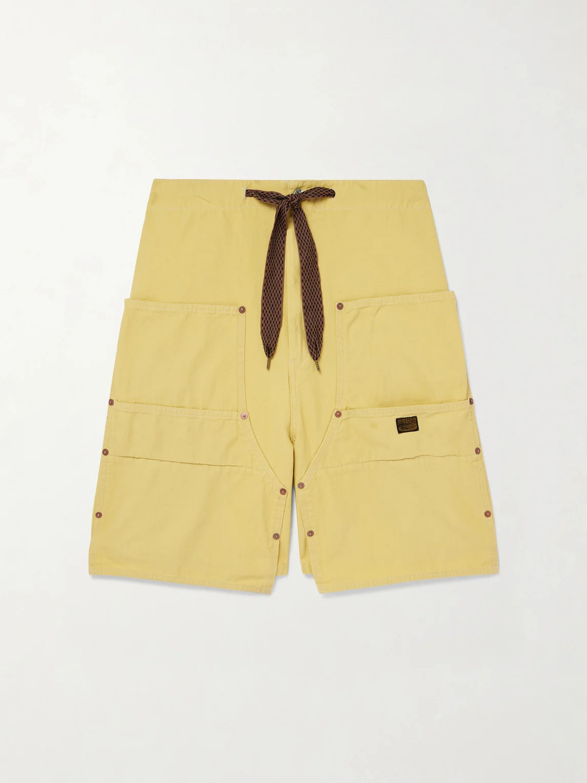 Easy Straight-Leg Cotton-Twill Drawstring Shorts - 1