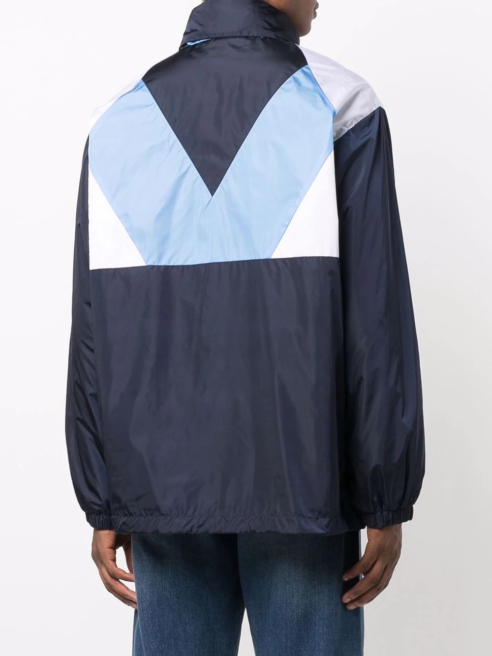 colour-block logo track jacket - 4