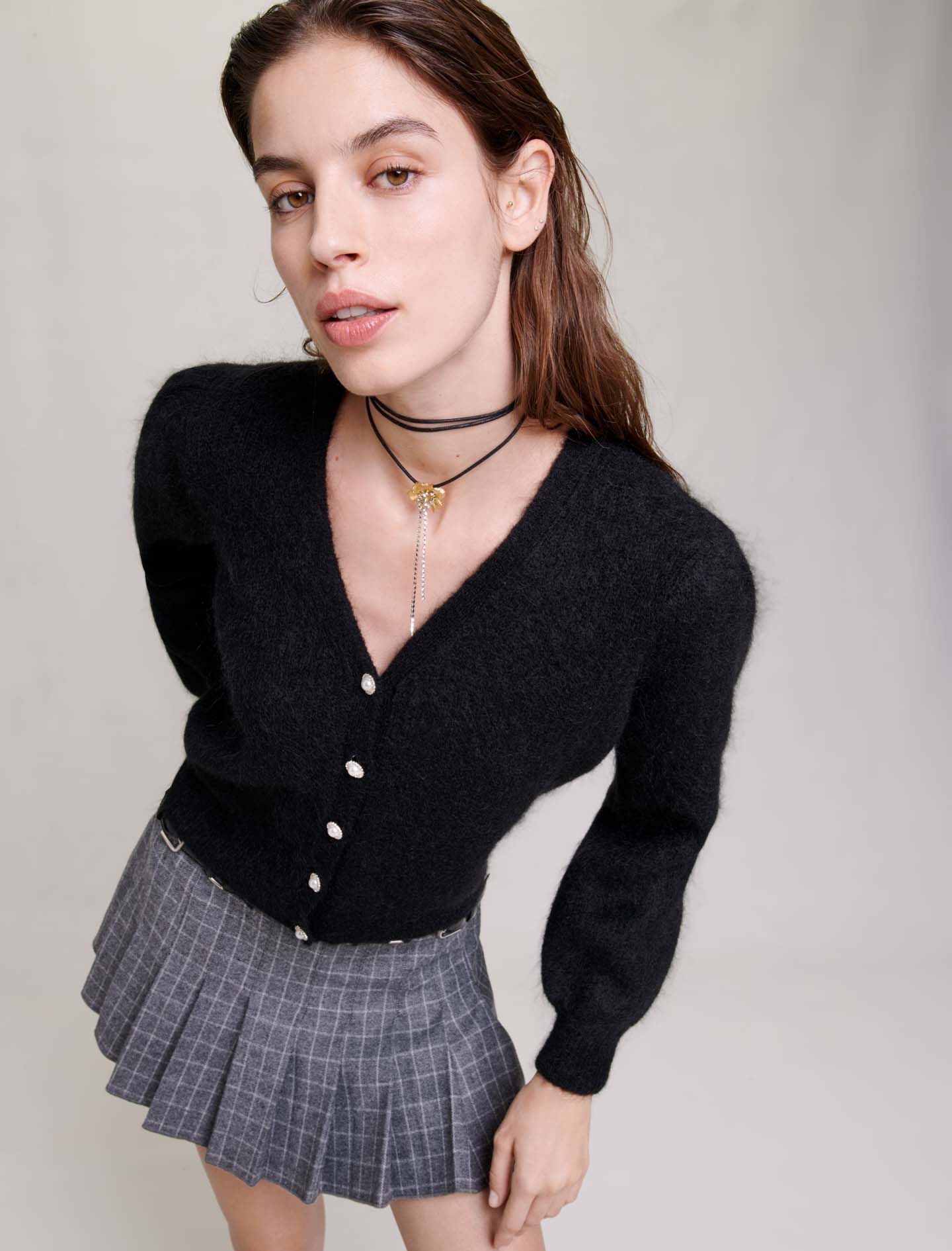 Wool and mohair cardigan - 3