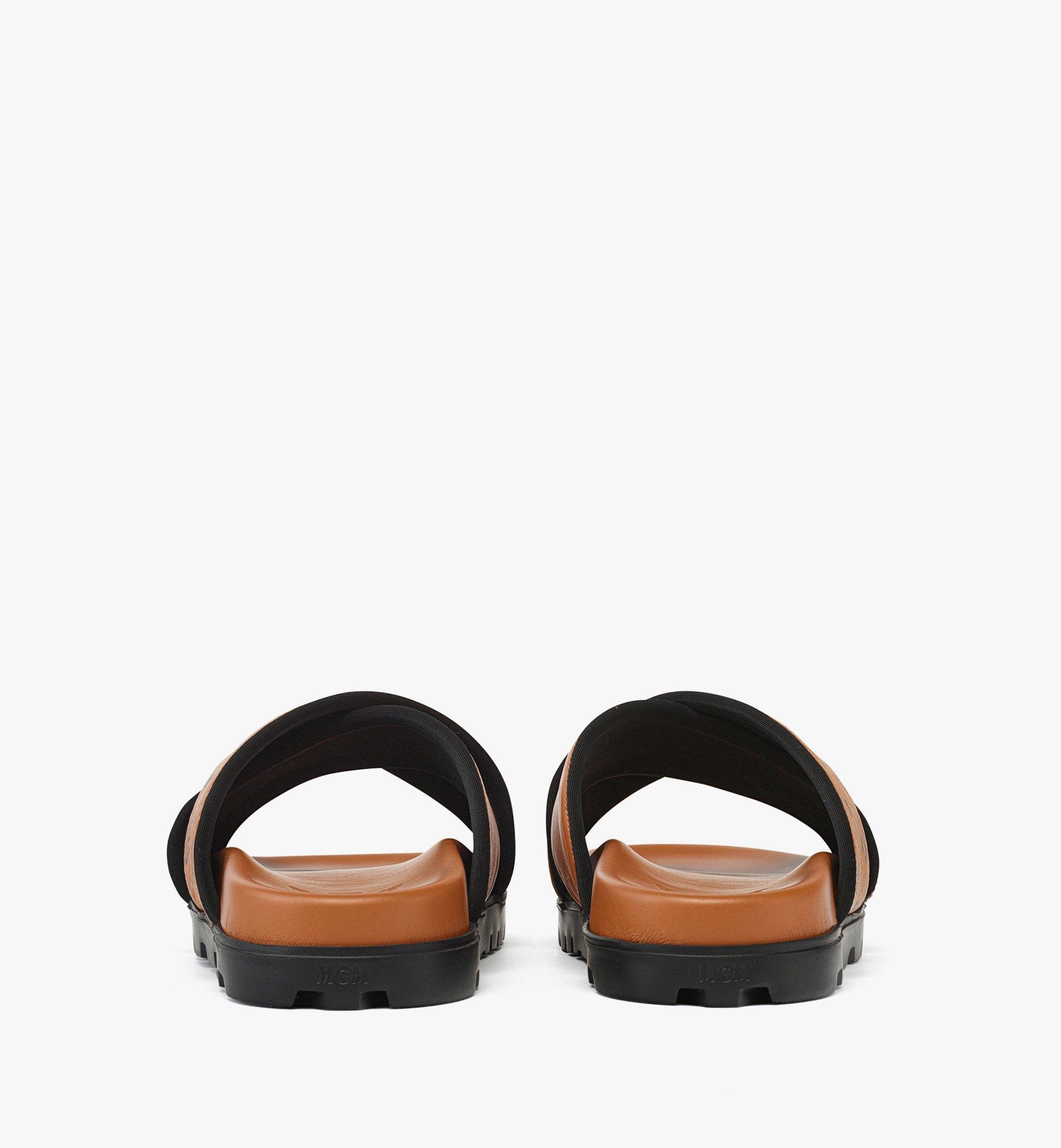 Cross Sandals in VIsetos Leather Mix - 3