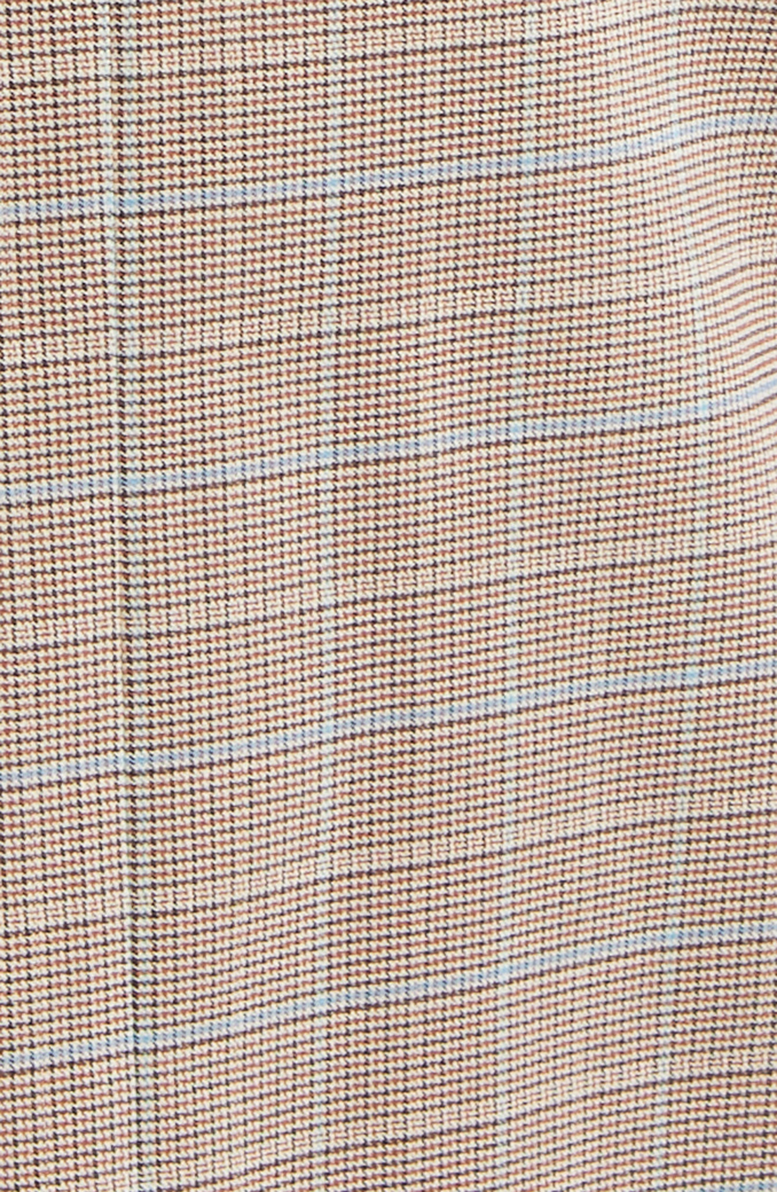 Veronica Beard Maxine Plaid Midi Skirt in Hazelnut Multi at Nordstrom - 7