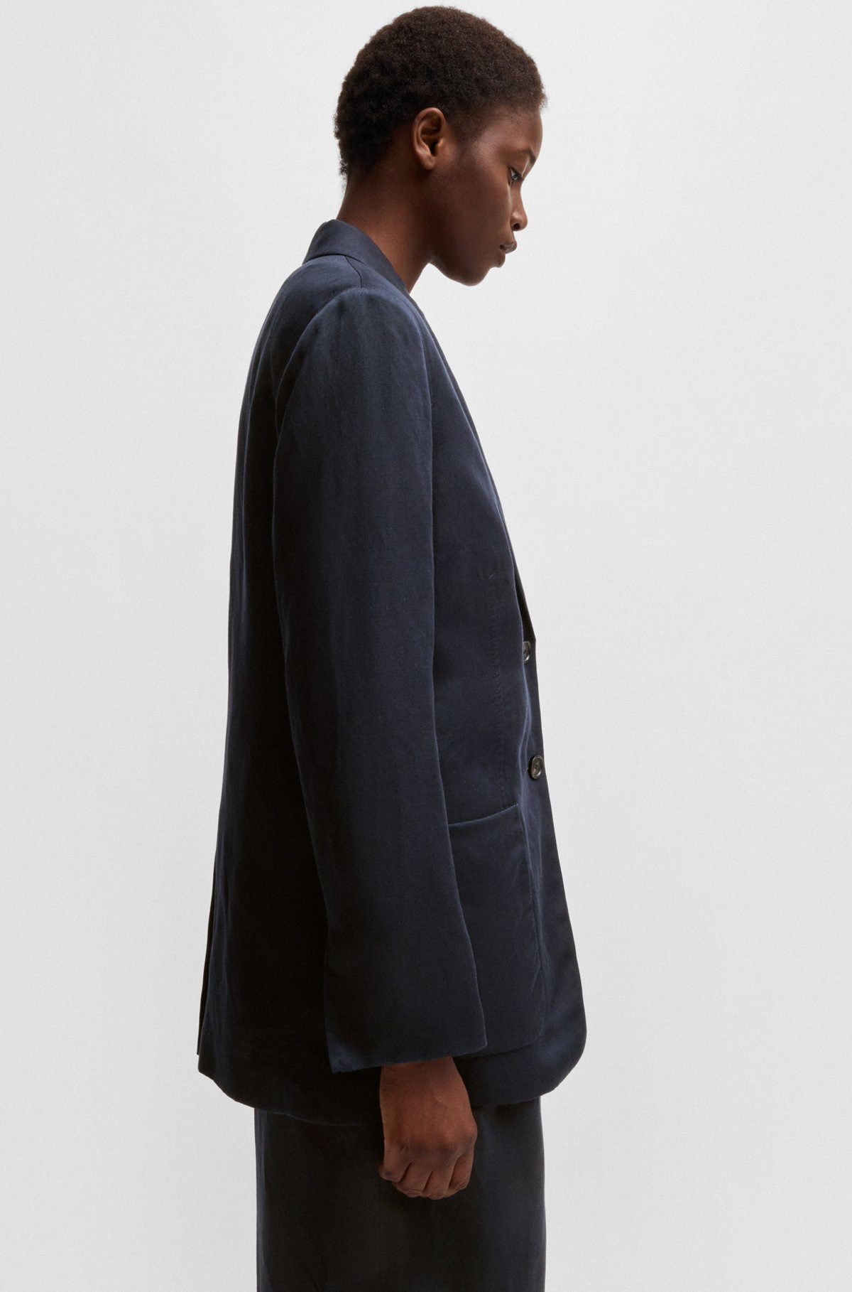 RELAXED-FIT BLAZER WITH TWO-BUTTON CLOSURE - 6