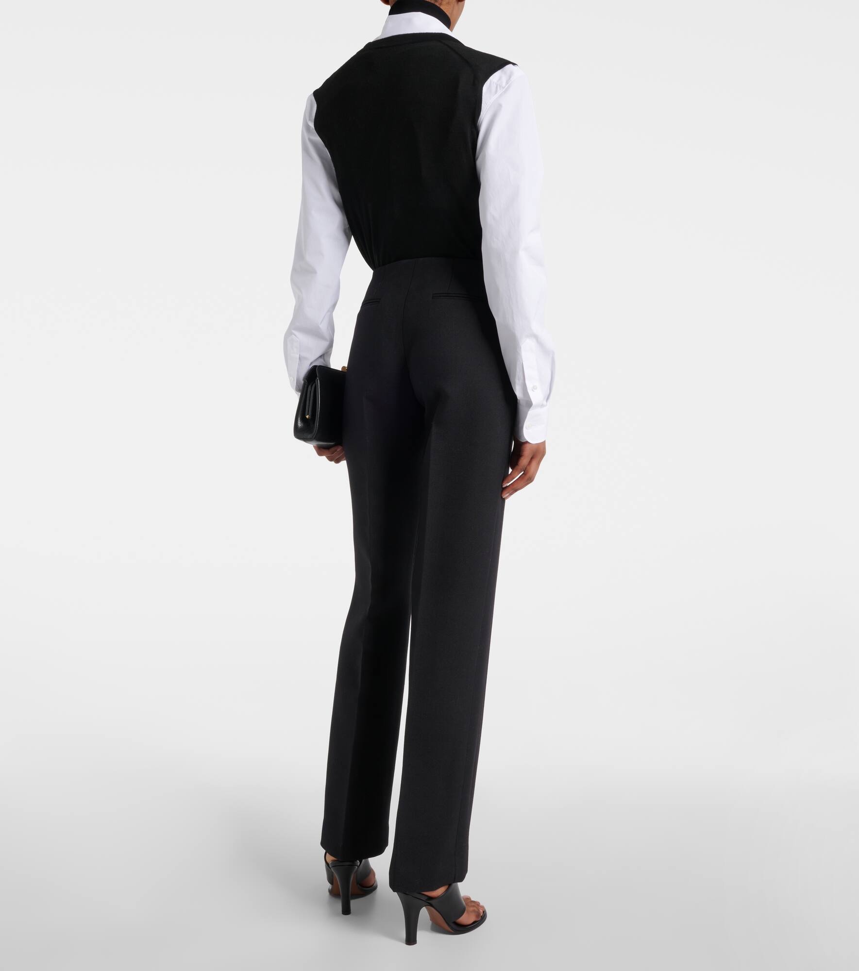 Vesco wool straight pants - 3