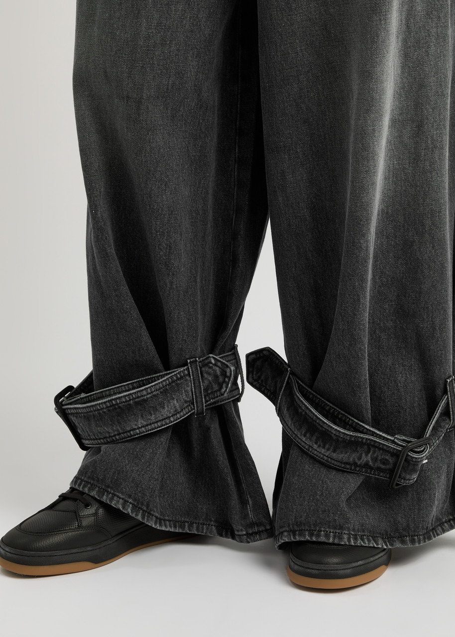 JW Anderson Buckled-cuff Wide-leg Jeans - 5