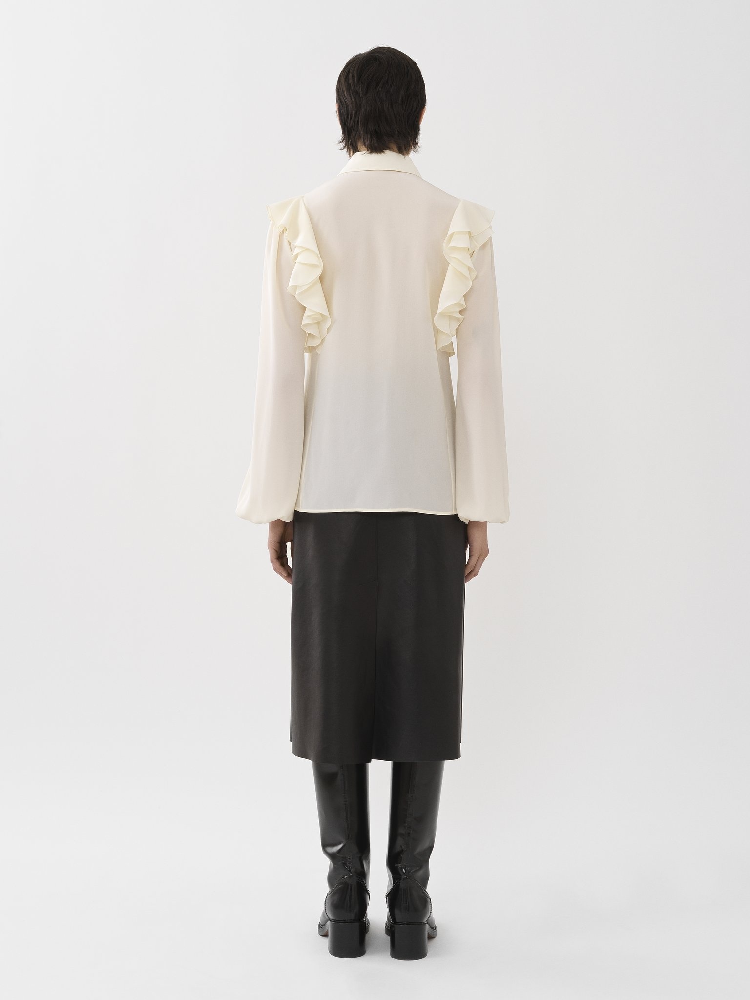 RUFFLED BLOUSE - 5