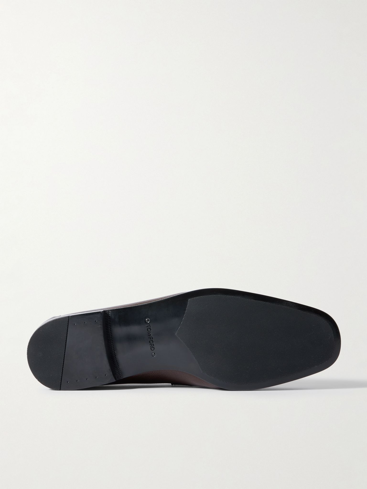 Sean Full-Grain Leather Loafers Brown - 3