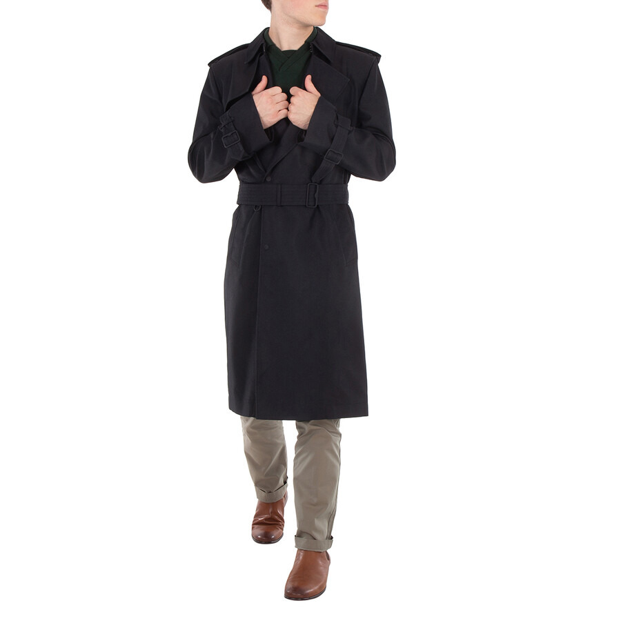 Burberry Double-Breasted Silk-Blend Trench Coat - 2