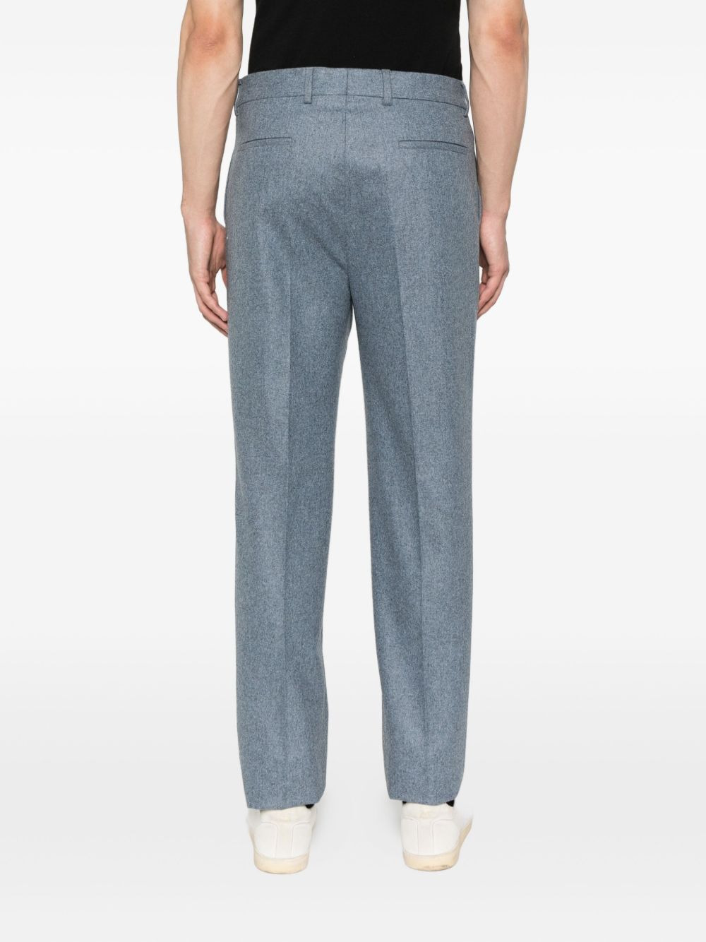 pleated wool trousers - 4