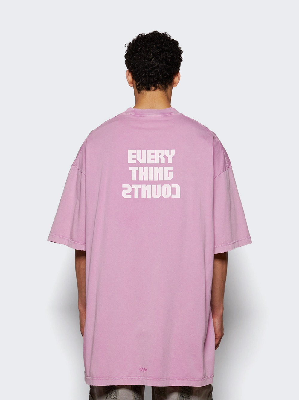 Point Zero Oversized Tee Faded Pink - 4