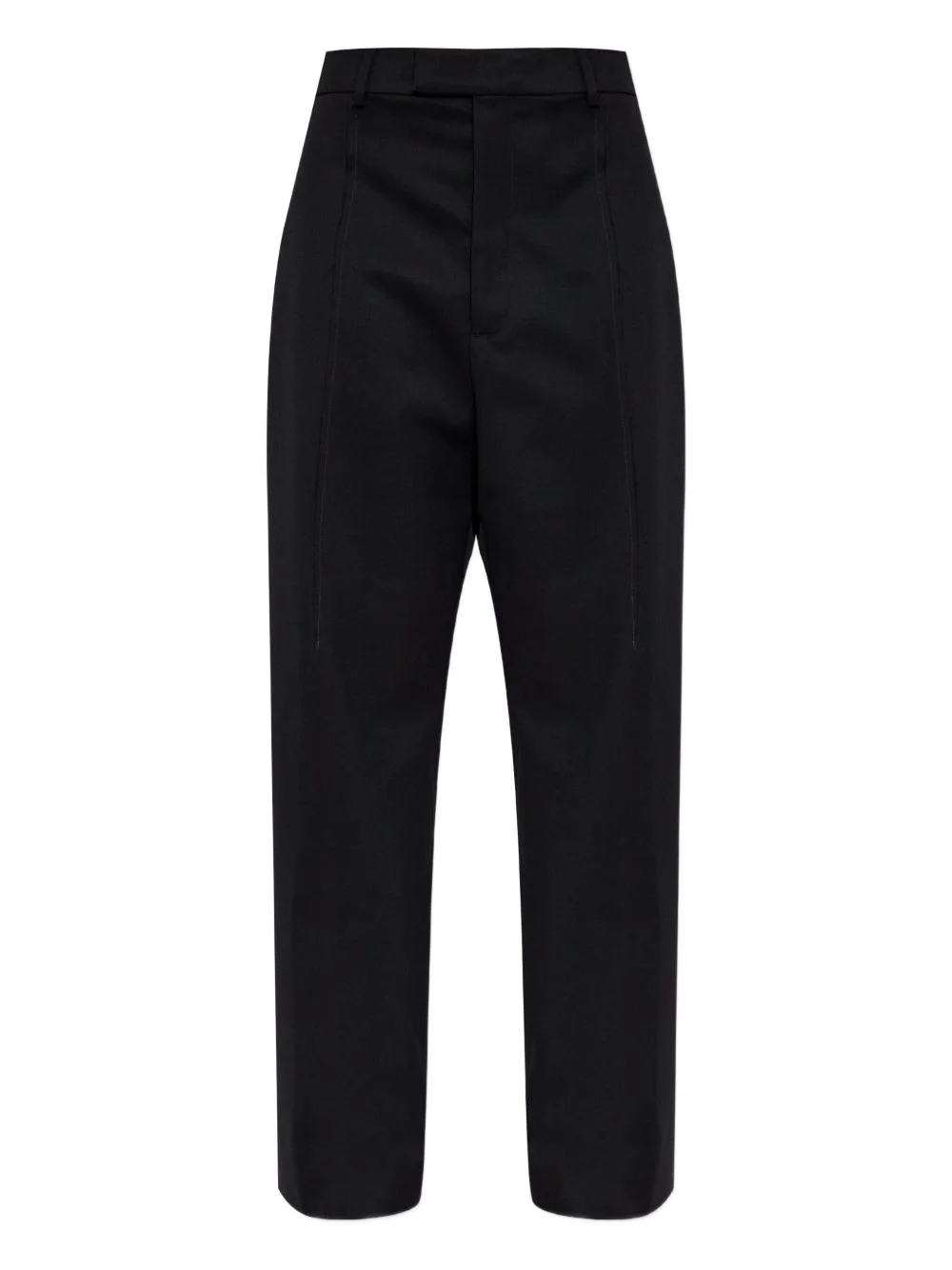 pleated wide-leg trousers - 1