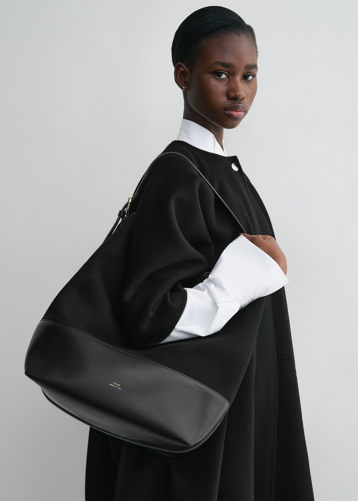 Belted doublé tote black - 2