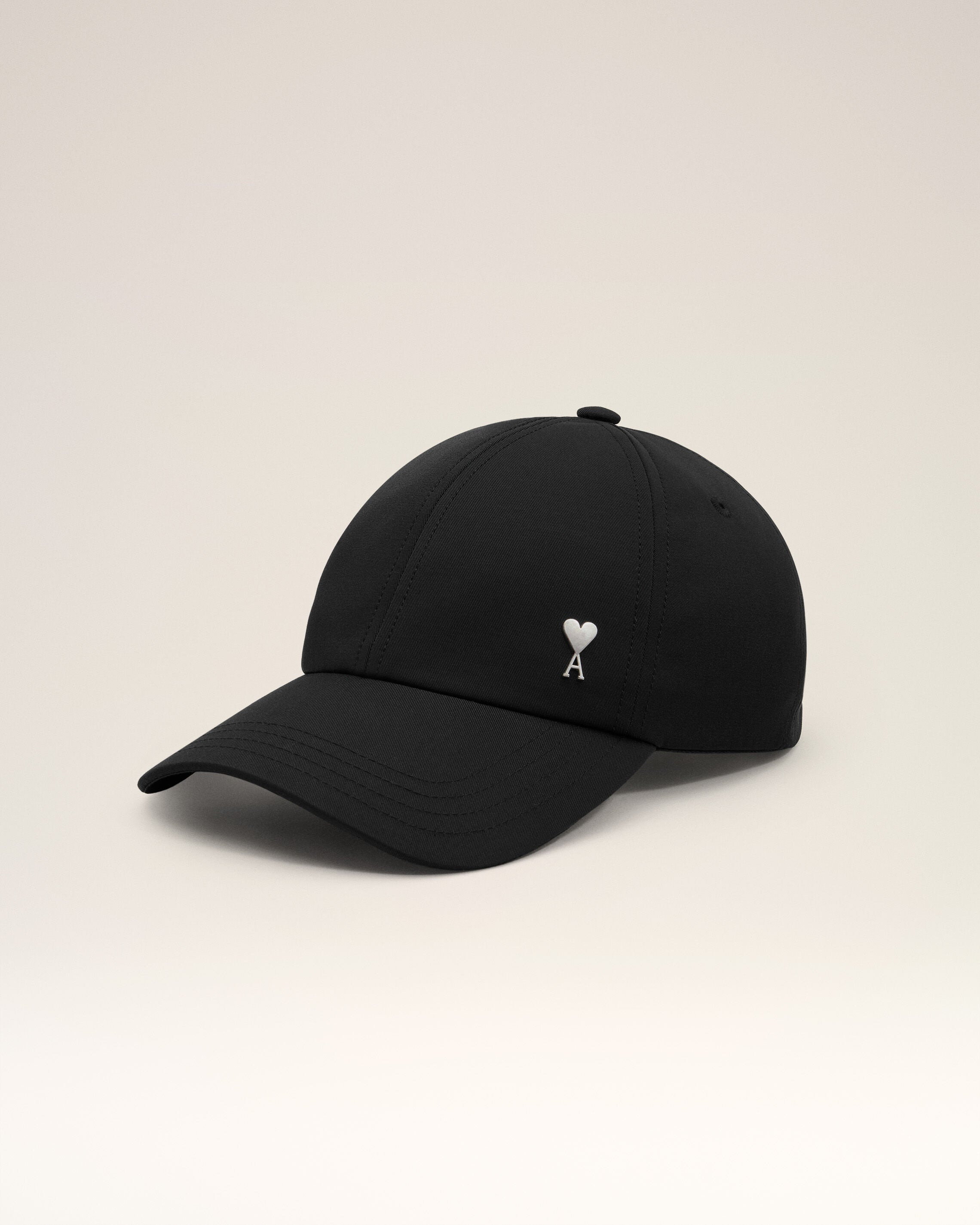 BLACK TWILL AMI DE COEUR STUD CAP - 1