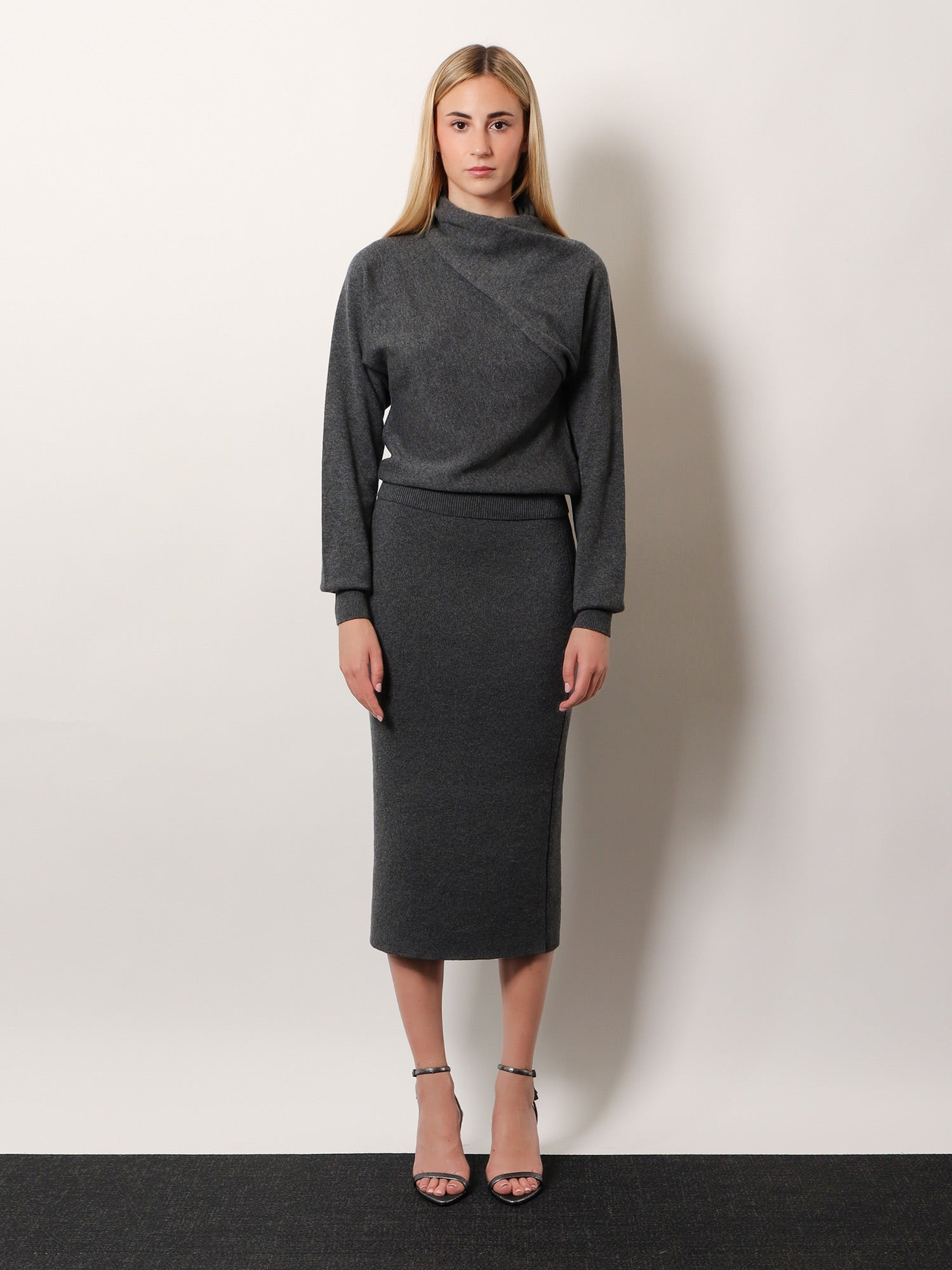 Tom Ford Women Cashmere And Cotton Pencil Skirt - 2