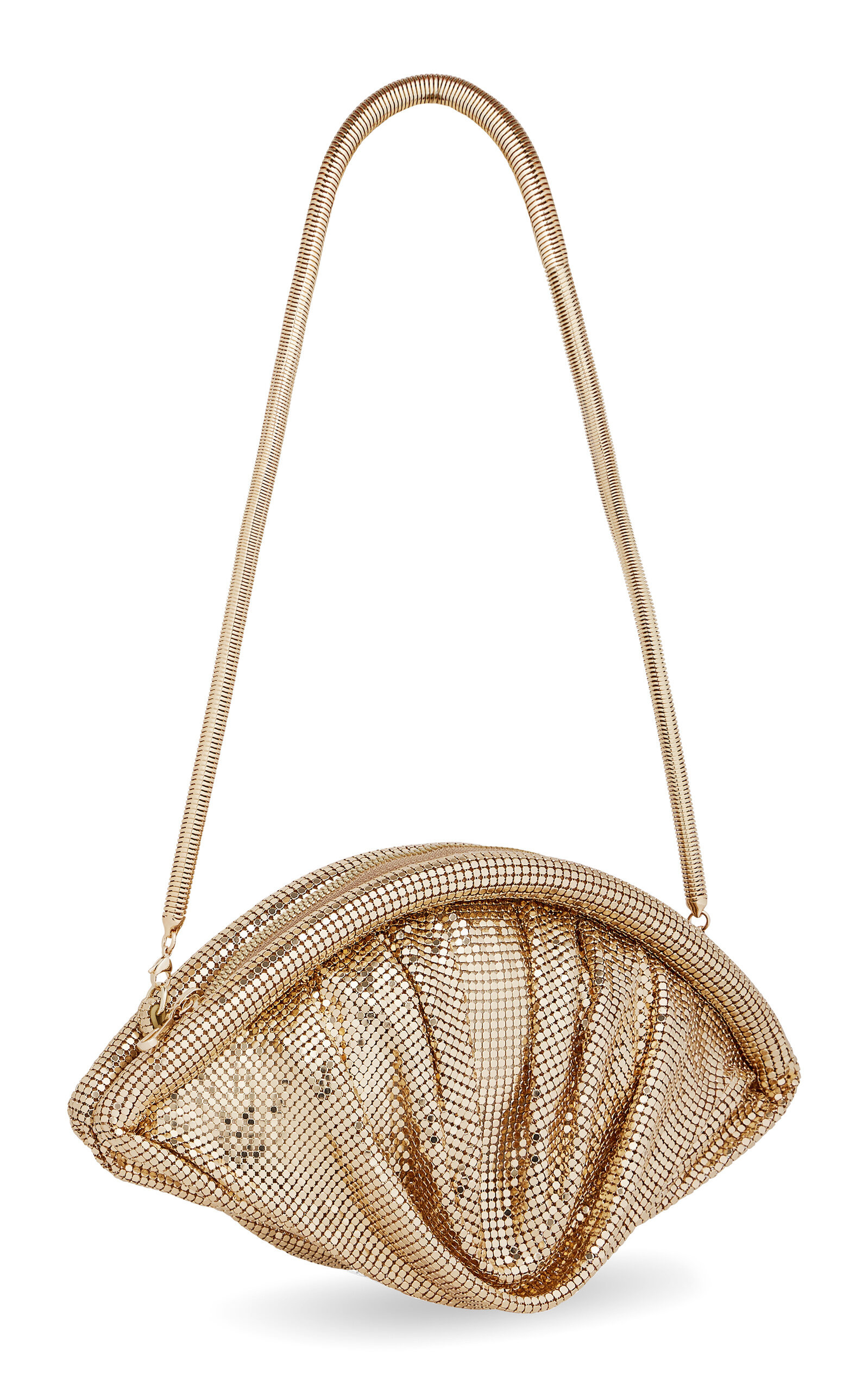 Crystal Mesh Pochette Clutch gold - 3