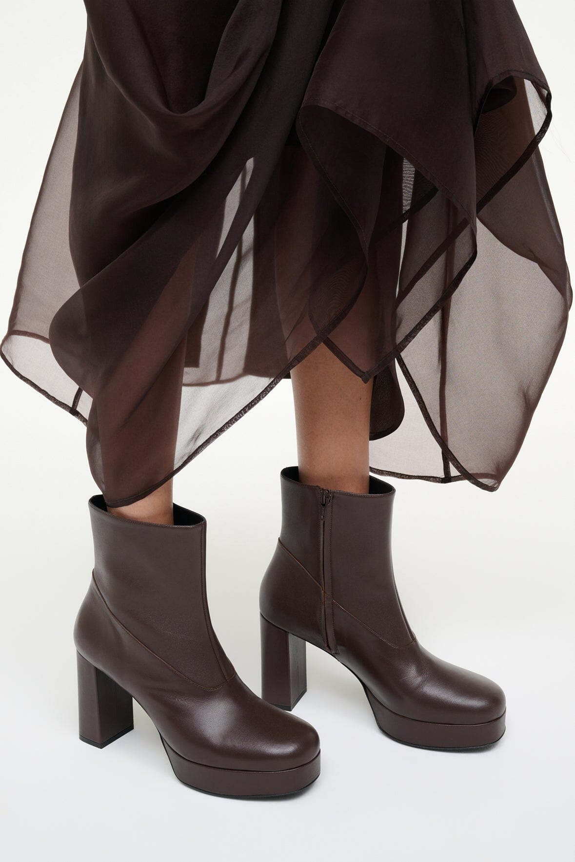 STAUD JODIE PLATFORM ANKLE BOOT ESPRESSO - 4