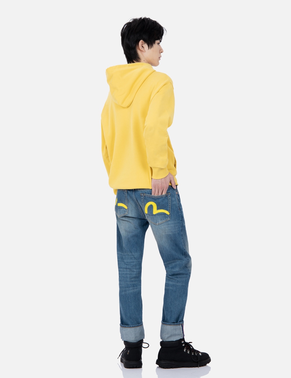 SEAGULL PRINT SLIM-FIT JEANS #2010 - 3