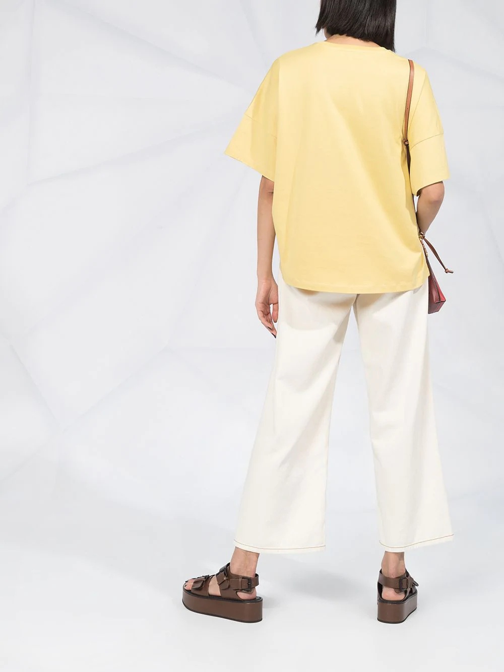 Anagram high-low hem T-shirt - 4