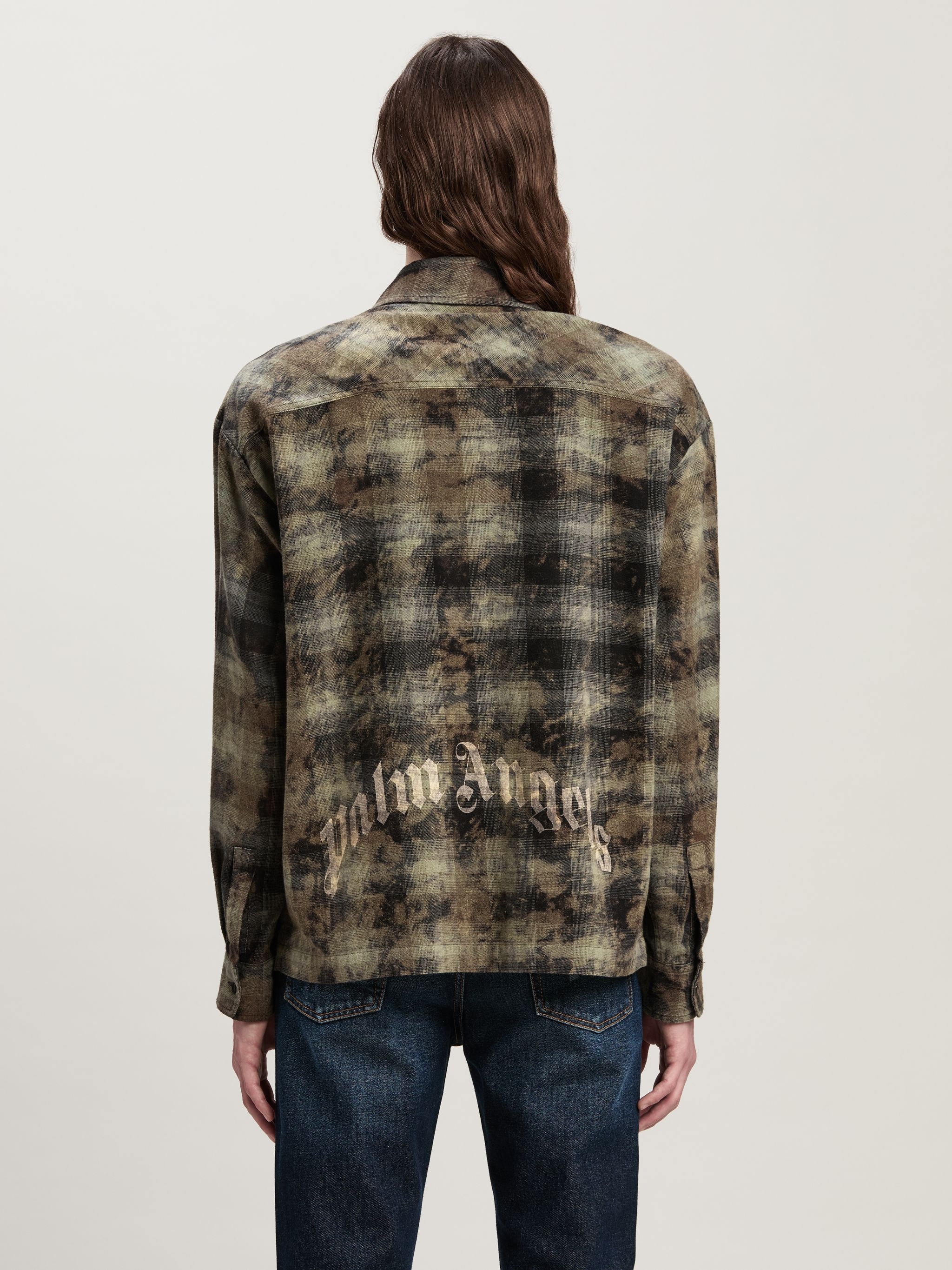 Curved Logo Check Shirt - 5