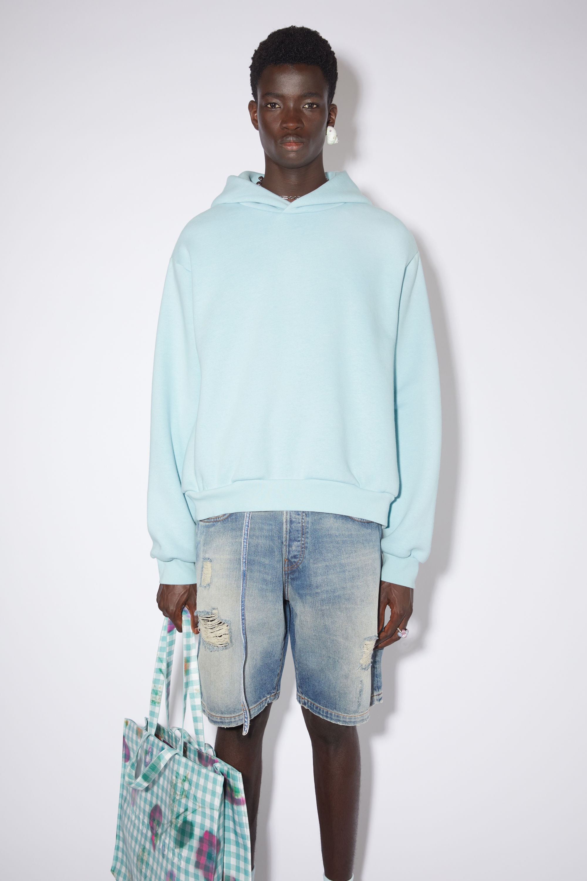 Hooded sweater - Mineral blue - 2