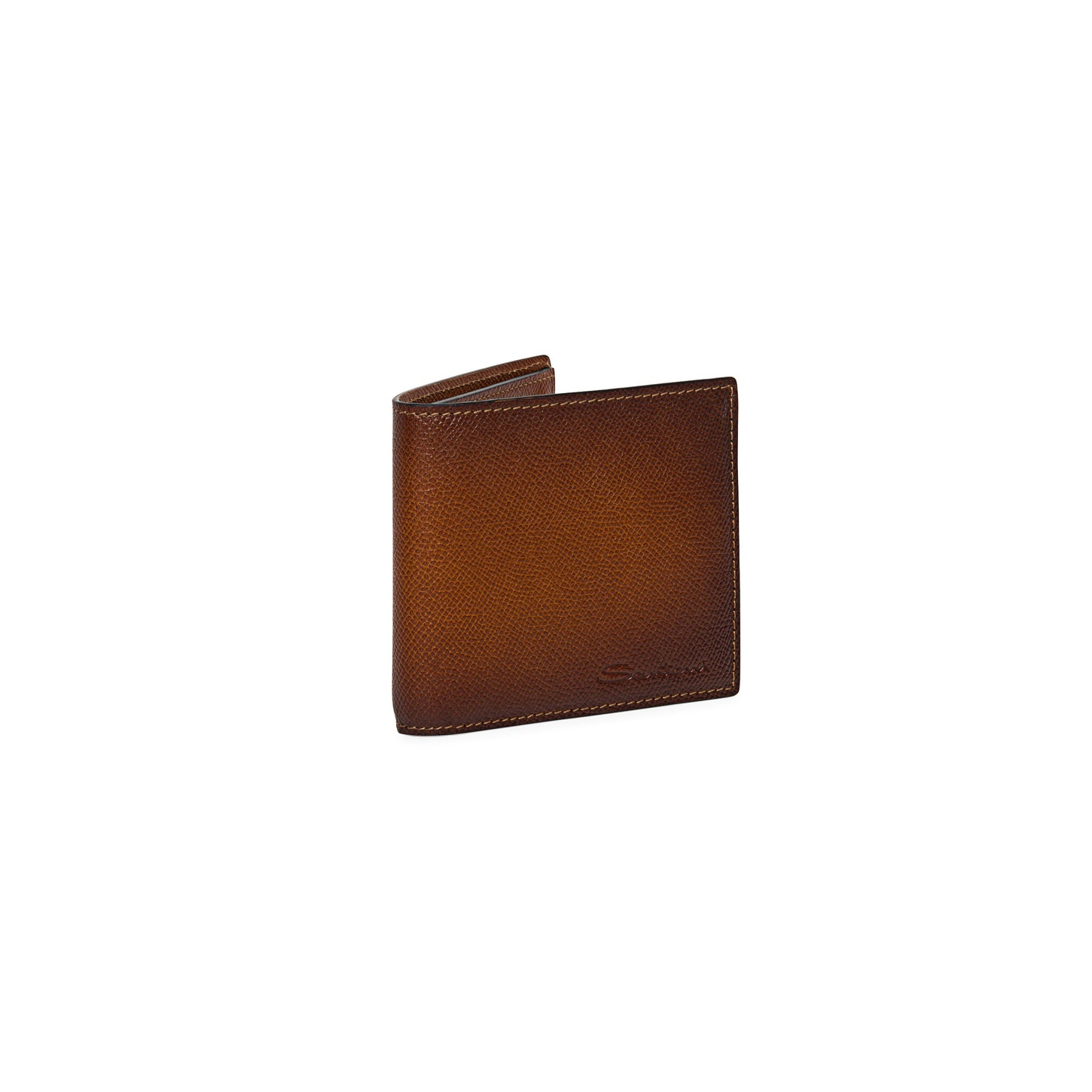 Brown saffiano leather wallet - 4