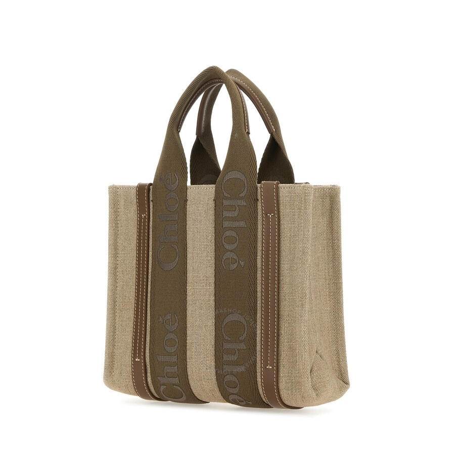Chloe Small Woody Tote Bag - Dark Nude - 2