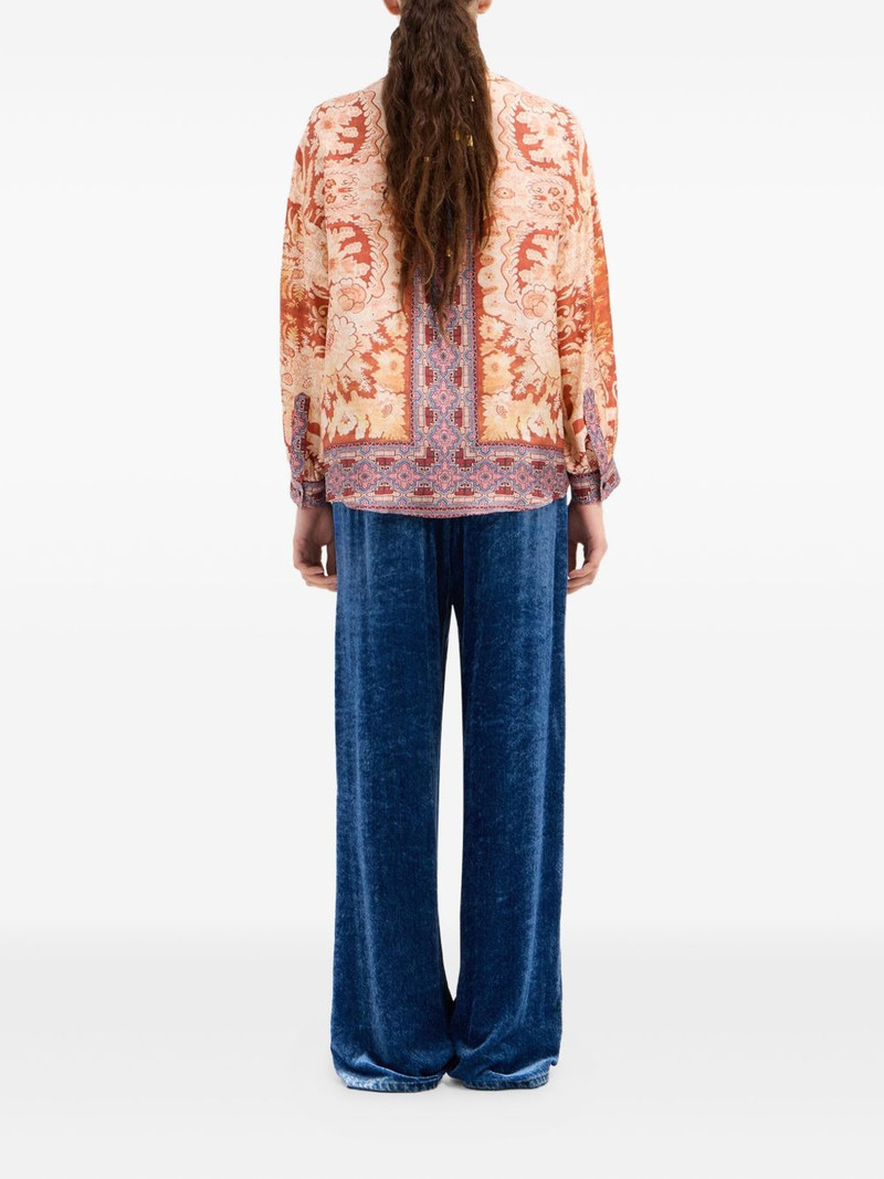 paisley-print button-down shirt 3