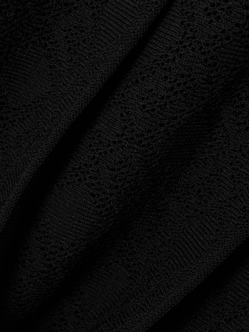 Pleated jacquard-knit 미니 스커트 한국어 5
