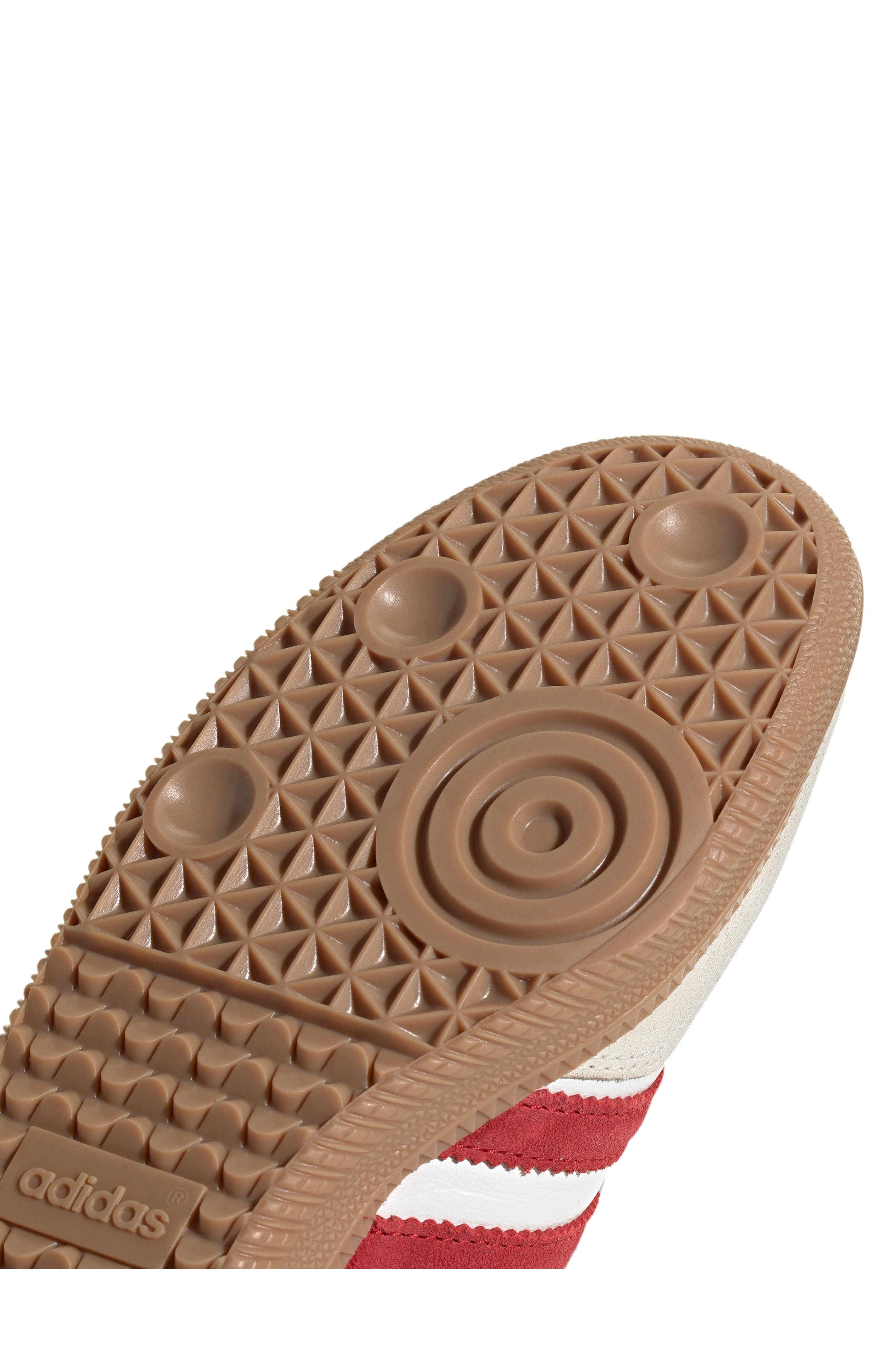 adidas Samba OG Sneaker in White/Scarlet/Red at Nordstrom - 7
