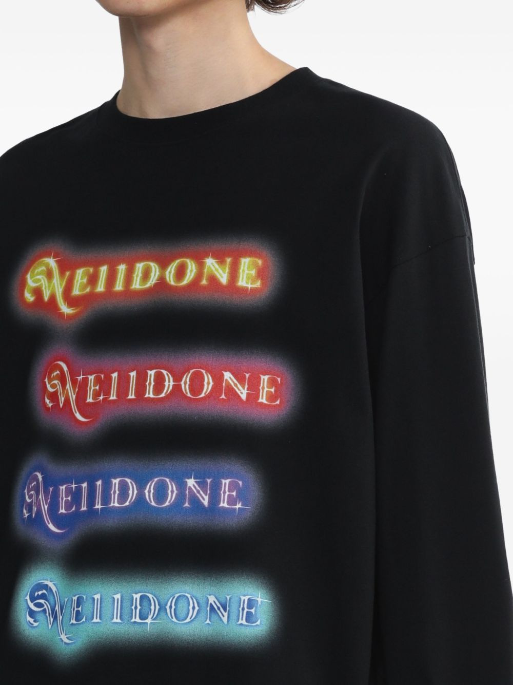 logo-print long-sleeve T-shirt - 5