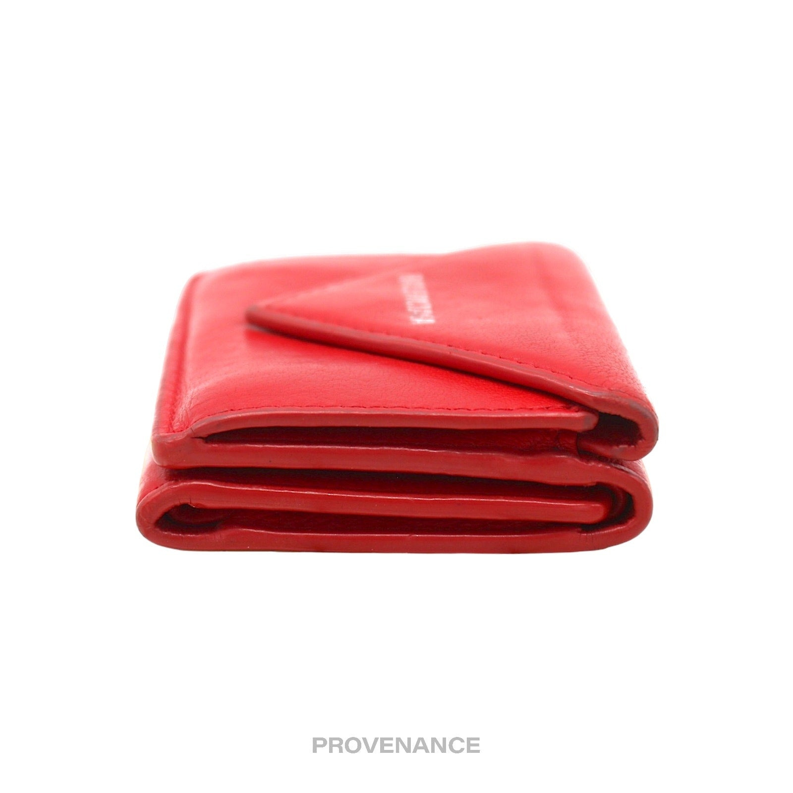 Balenciaga Papier Mini Wallet - Red Leather - 5