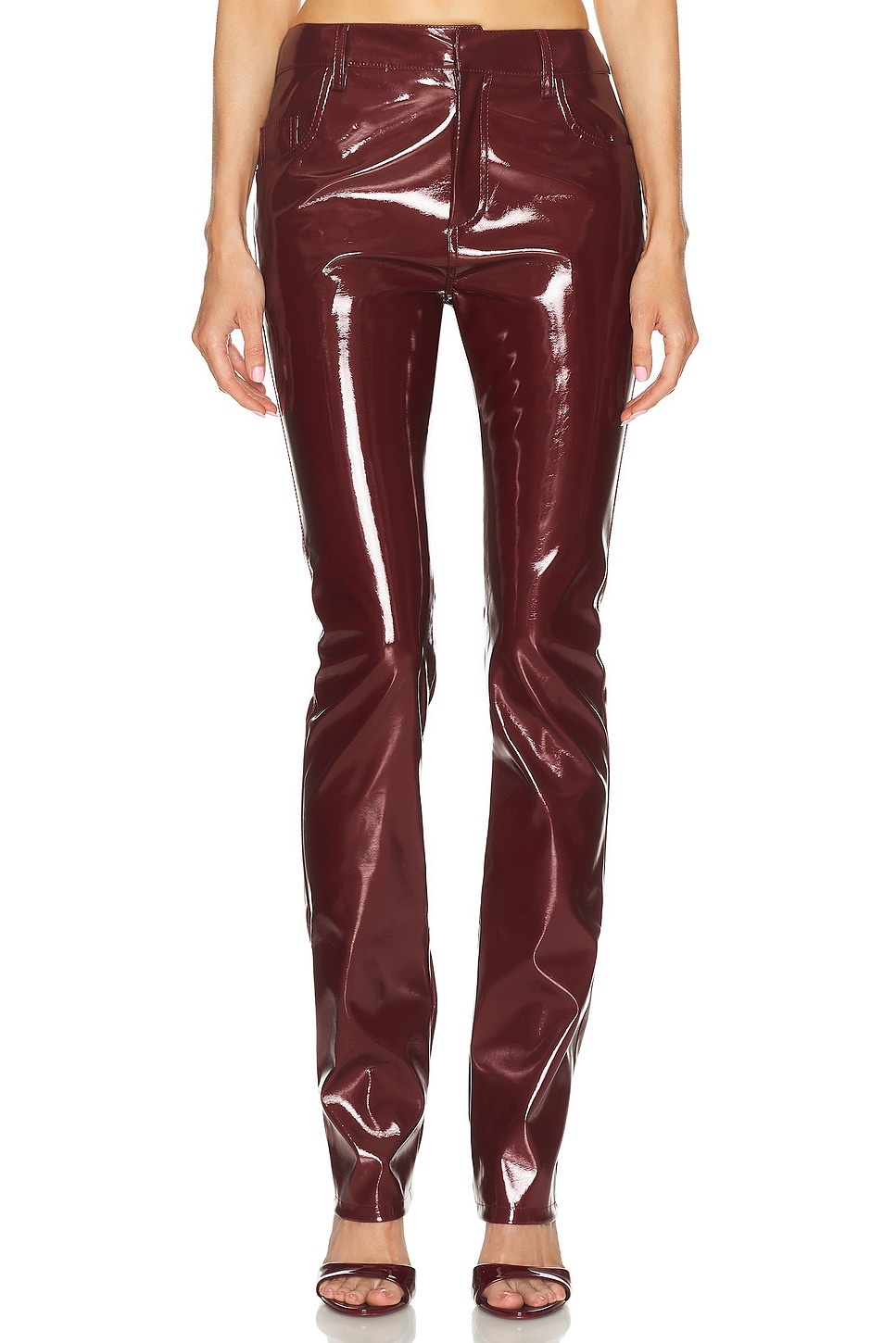 Faux Patent Leather Pant - 1