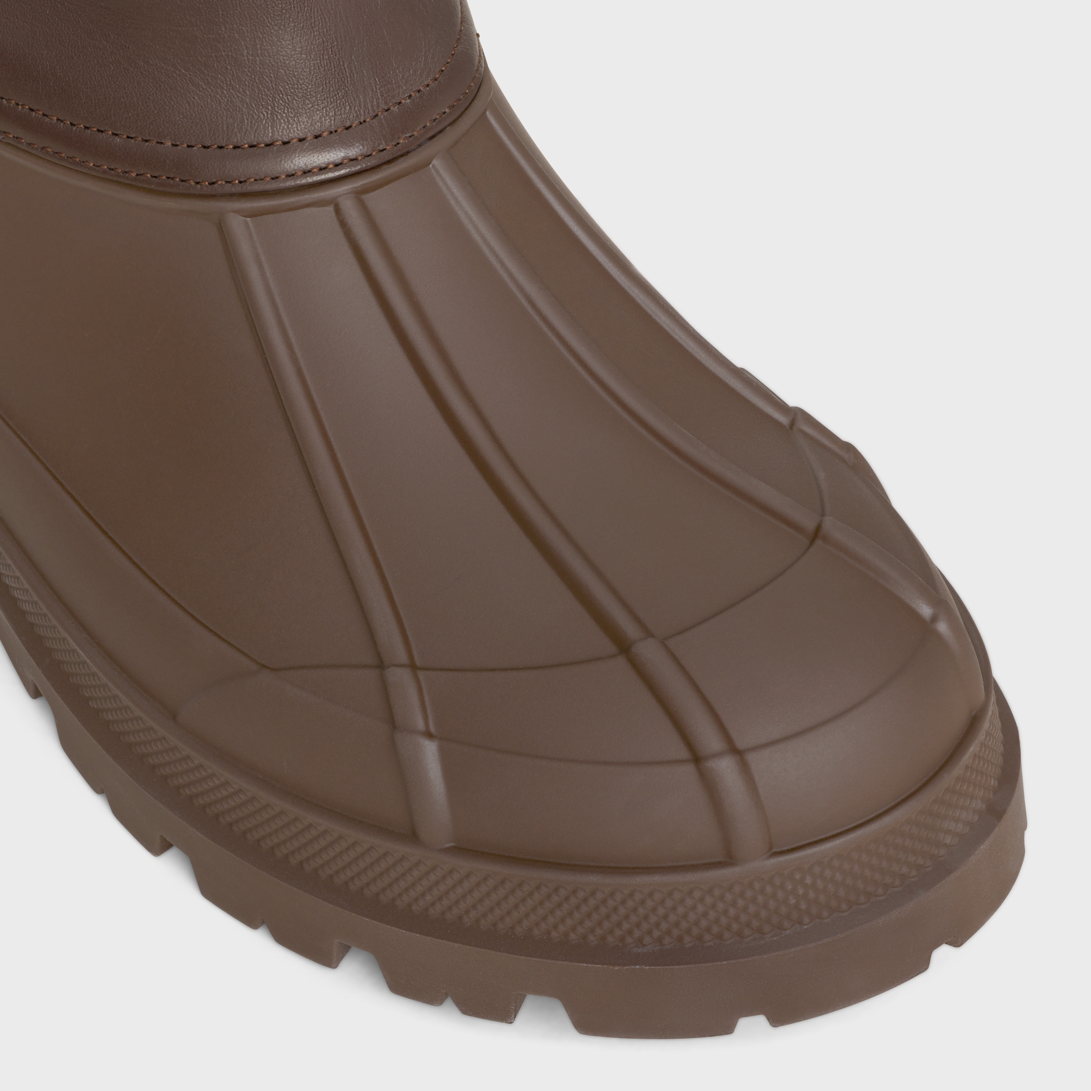 celine riley HIGH BOOT IN Nylon and Calfskin - 4
