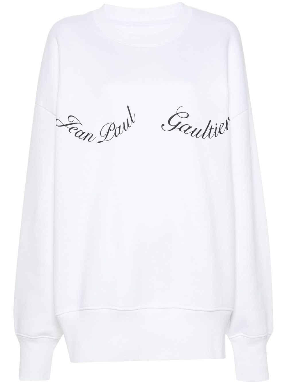 logo-appliquÃ© cotton sweatshirt - 1