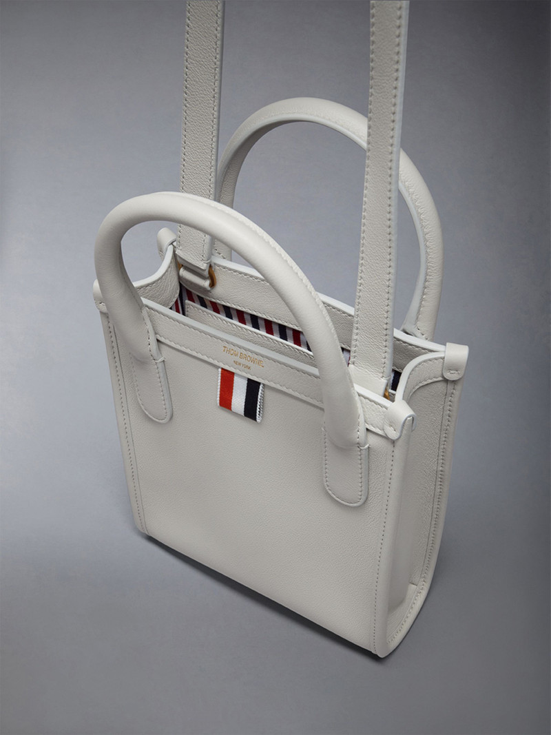 Vertical Mini Tote in Smooth Calf 4