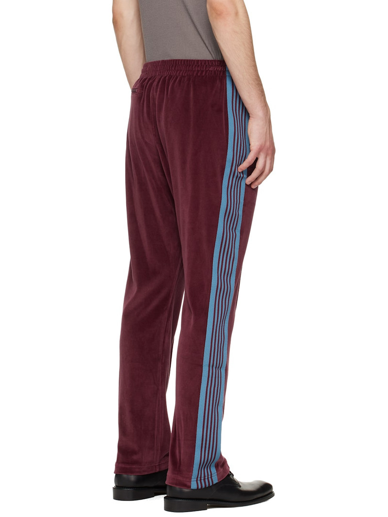 Burgundy Narrow Track Pants 3