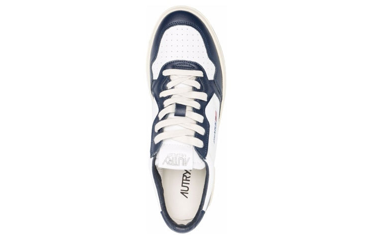 Autry Medalist Leather Low 'White Navy' AULM-WB04 - 4