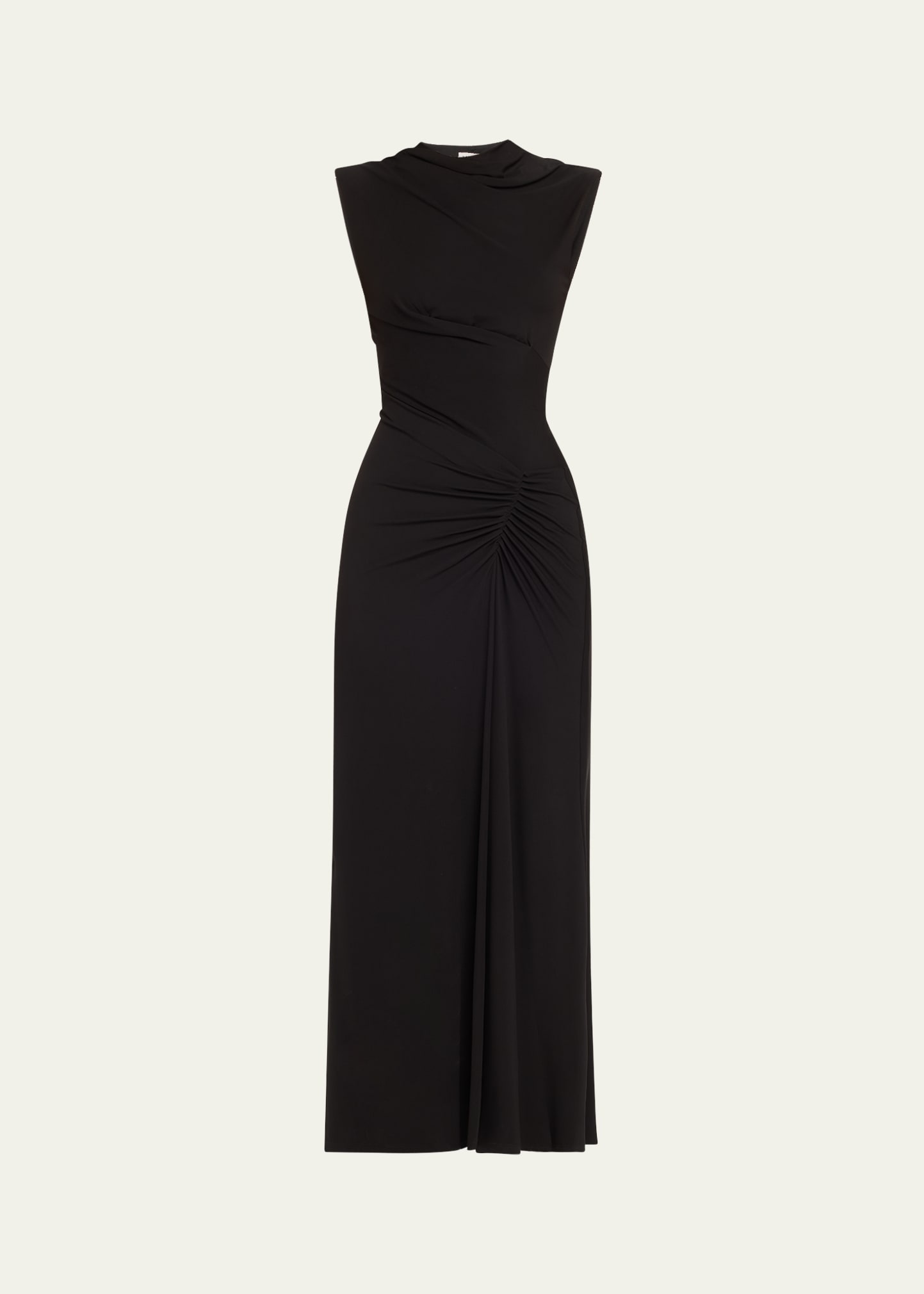 Acacia Sleeveless Gathered Midi Dress - 1
