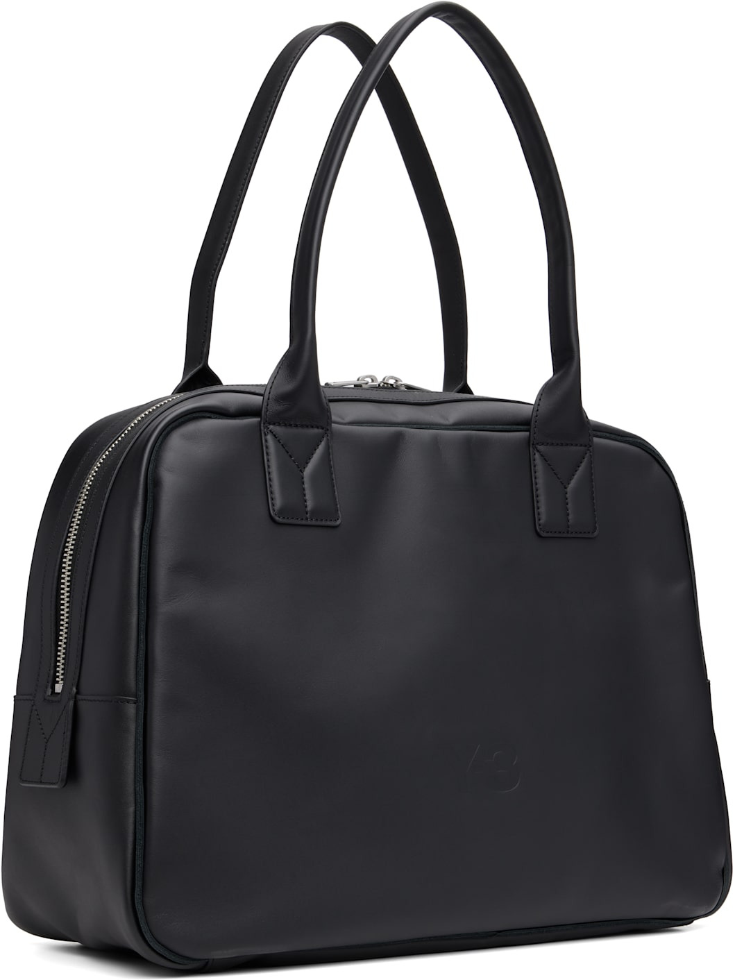 Black Leather Airliner Bag - 2