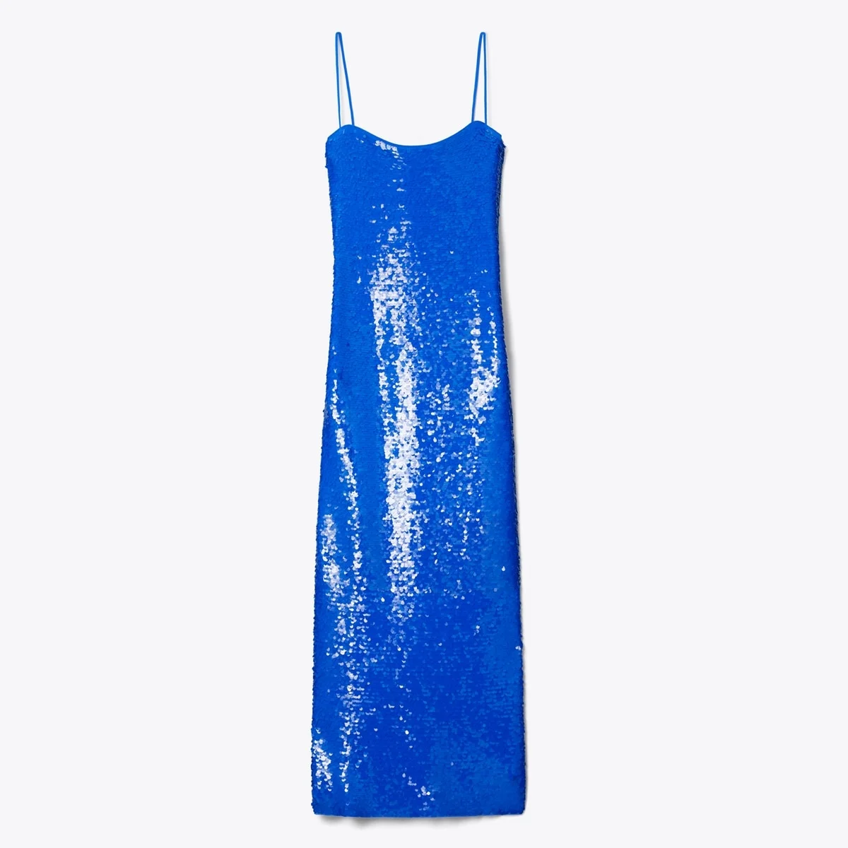 Sequined Mesh Dress - 1