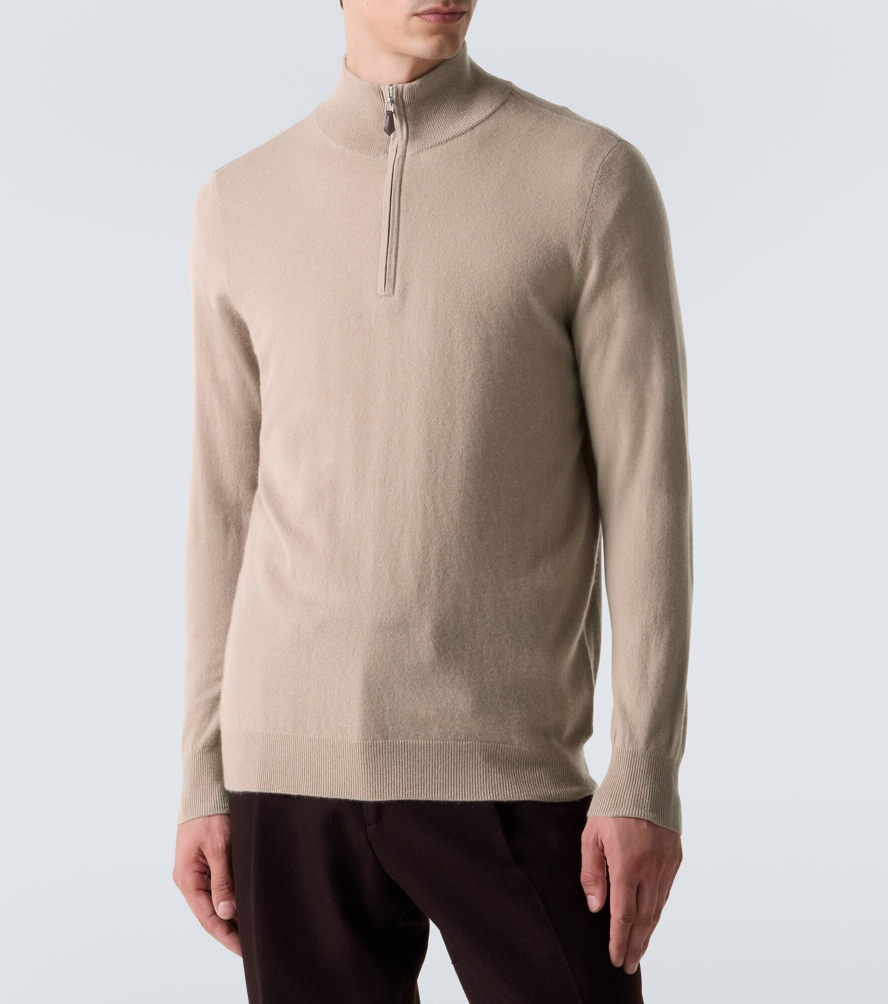 Mr Fenchurch cashmere half-zip sweater - 3