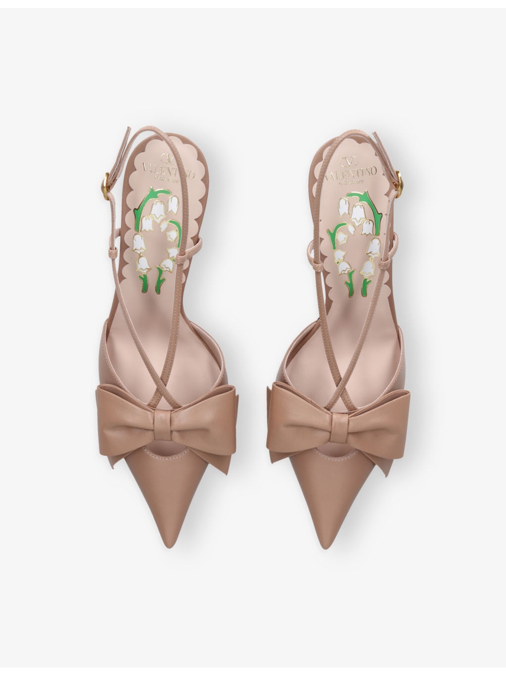 Bowow Pump 85 Heeled Leather Courts - 2