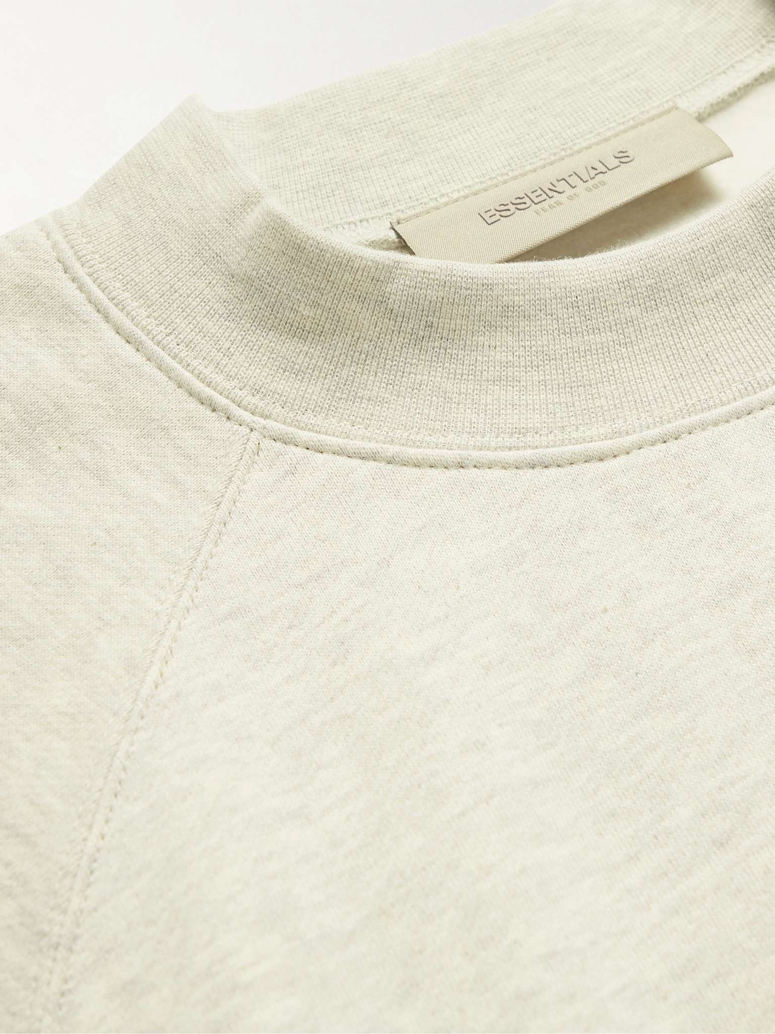 Logo-Flocked Cotton-Blend Jersey Sweatshirt - 5