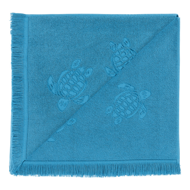 Vilebrequin Beach Fouta in Organic Cotton Turtles Jacquard outlook
