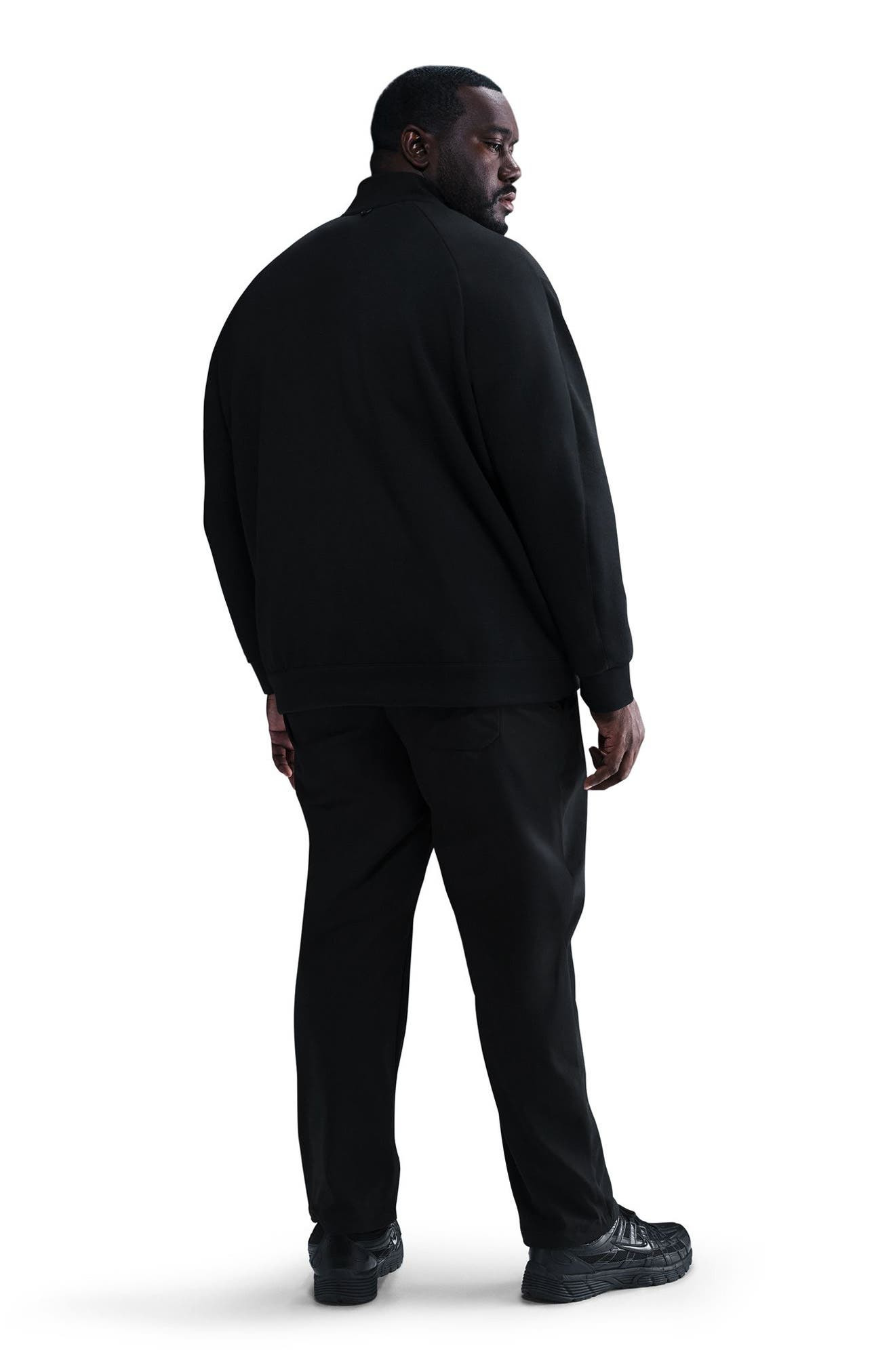 Nike 24.7 PerfectStretch Dri-FIT Regular Fit Flat Front Pants in Black/Dk Smoke Grey at Nordstrom - 4