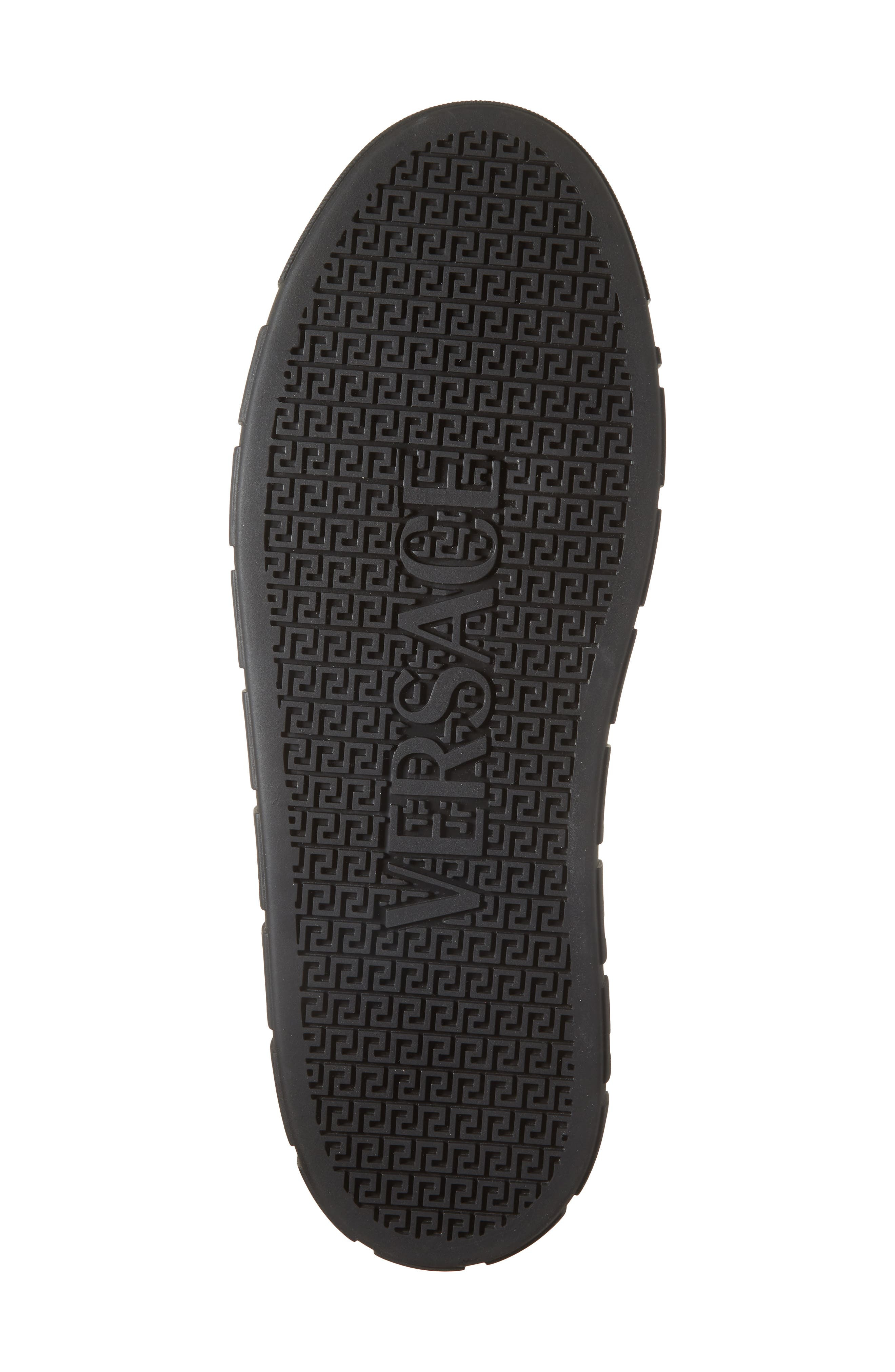 Versace Biggie Greca Low Top Sneaker in Black Antracite Ruthenium at Nordstrom - 6