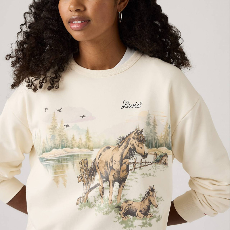 GRAPHIC HERITAGE CREW SWEATSHIRT 5