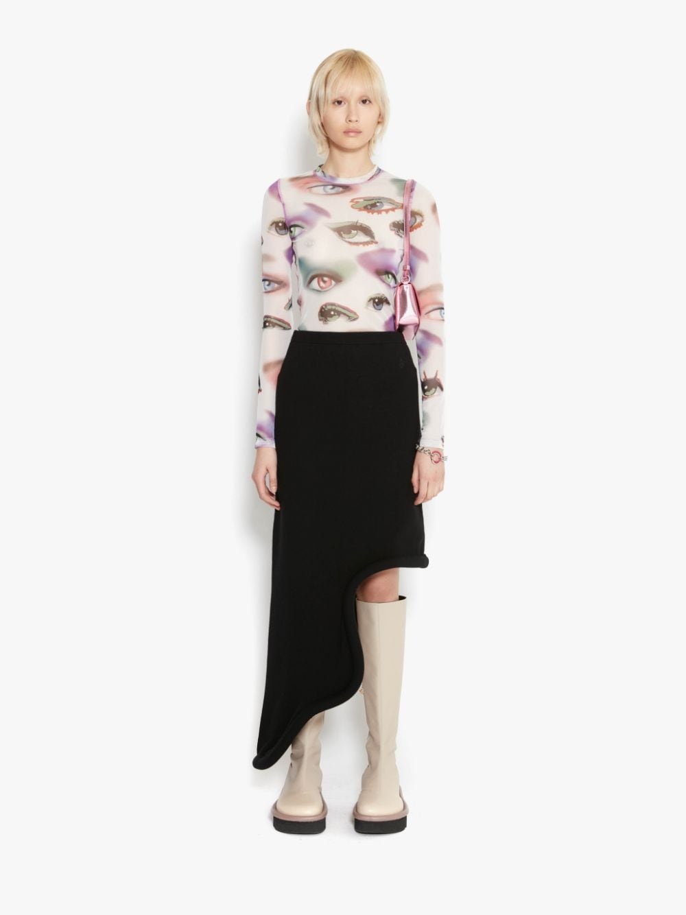 BUMPER-TUBE ASYMMETRIC SKIRT - 2