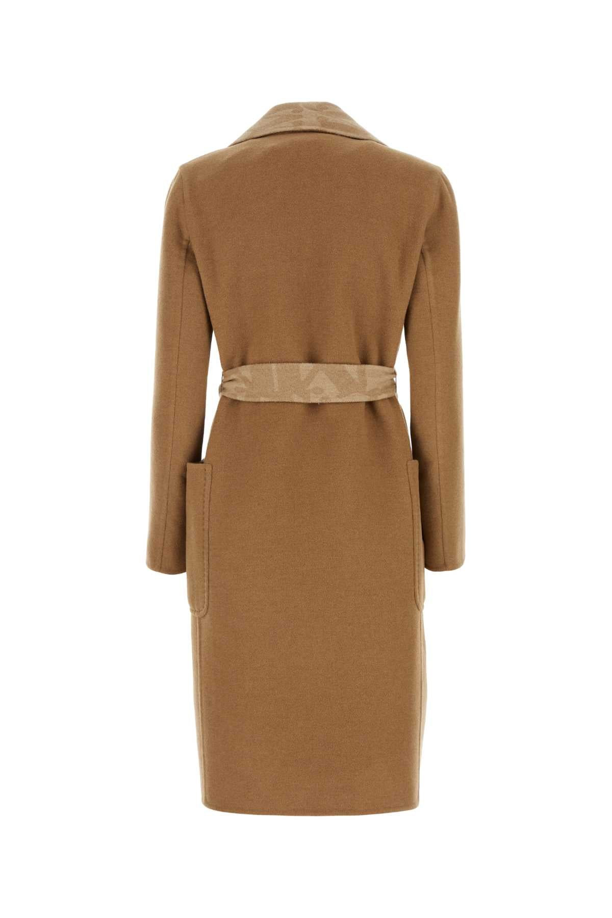 Max Mara Women Biscuit Camel Abito Coat - 2