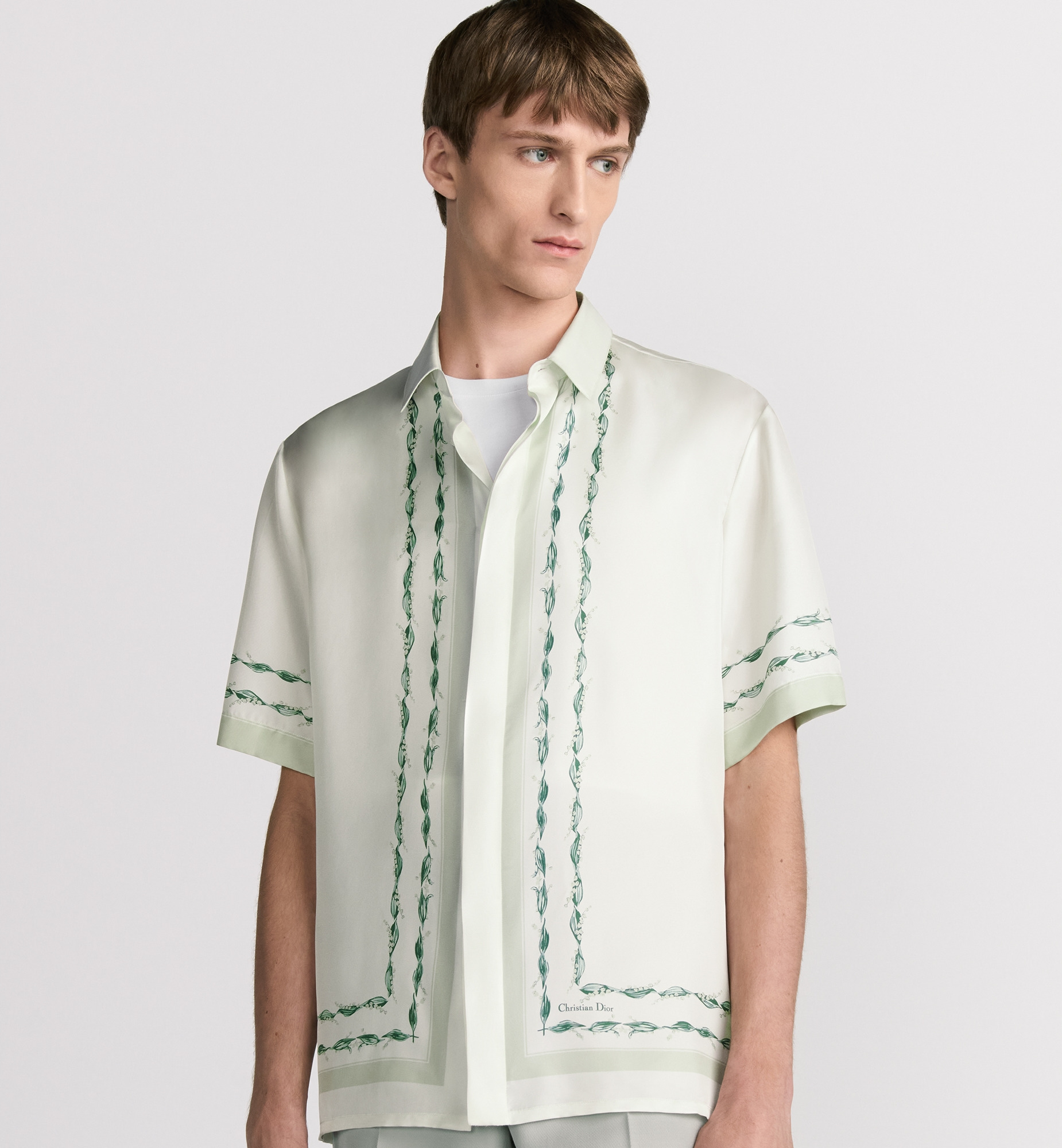 Christian Dior Couture Lily of the Valley Short-Sleeved Shirt - 2