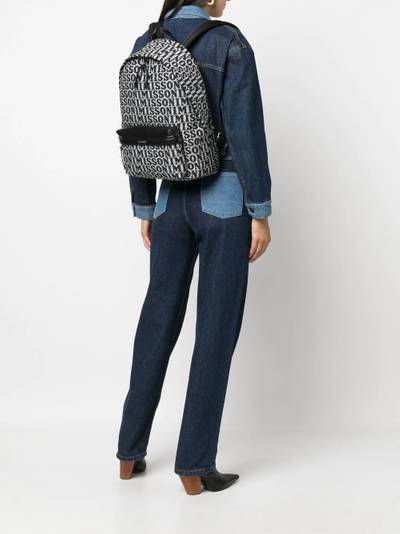 Missoni embroidered-logo backpack outlook